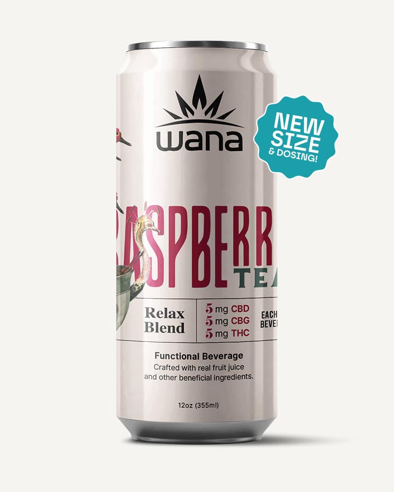 Wana Low Dose Beverages / Raspberry Iced Tea 5 MG